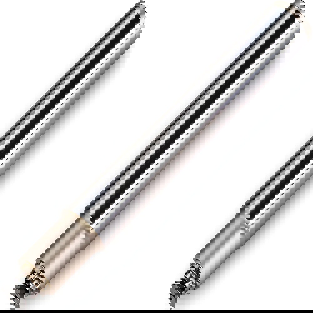 Milling Tip Insert Holders & Shanks; Projection (mm): 18.200 ; Overall Length (mm): 104.9000 ; Neck Diameter (mm): 15.000 ; Shank Type: Cylindrical Shank ; Shank Diameter (mm): 16.0000 ; Nose Diameter (Mm) ( - 2 Decimals): 15.00